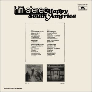 Hifi-Stereo Happy South America - 2371 284 - (80-85%) - CR - English Song Vinyl LP Record