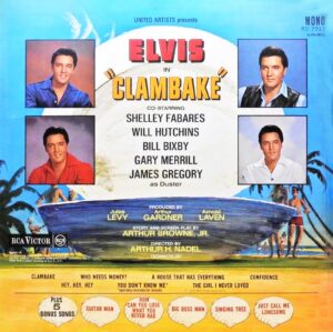 Elvis - Clambake - SF 7917 - (80-85%) - CR - English Song LP Vinyl Record