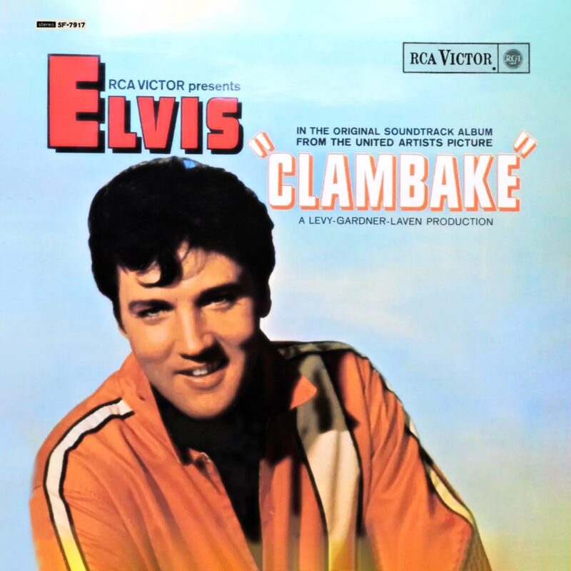 Elvis - Clambake - SF 7917 - (80-85%) - CR - English Song LP Vinyl Record