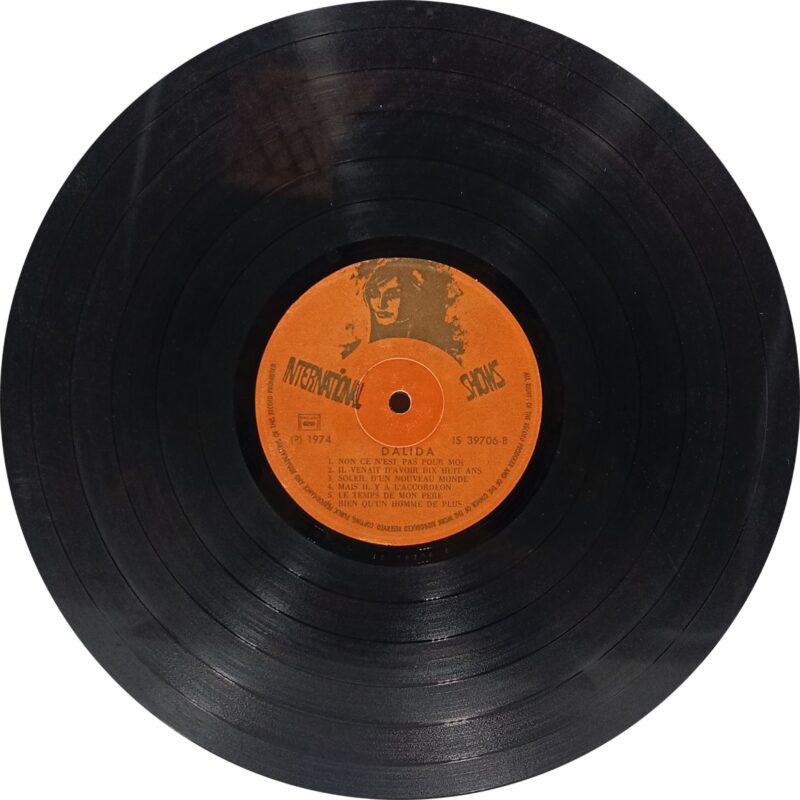 Dalida - IS 39706 - (80-85%) - CR - English Vinyl LP Record