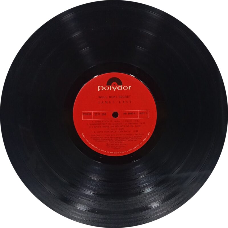 James Last - Well Kept Secret - 2371 558 - (85-90%) - English LP Vinyl