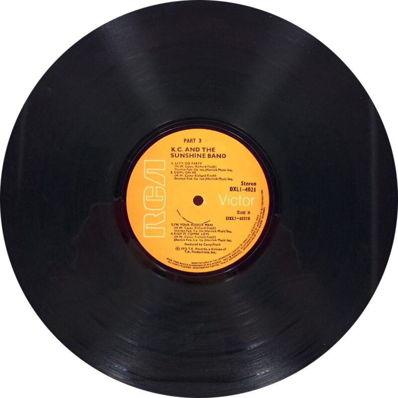 K. C. The Sunshine Band - DXL1 4021 - (80-85%) - CBF - English Song LP Vinyl Record