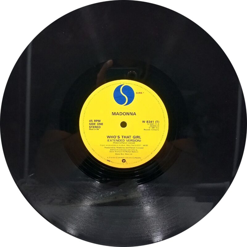 Madonna - Who’s That Girl - W8341T - (90-95%) - English Songs LP Vinyl Record