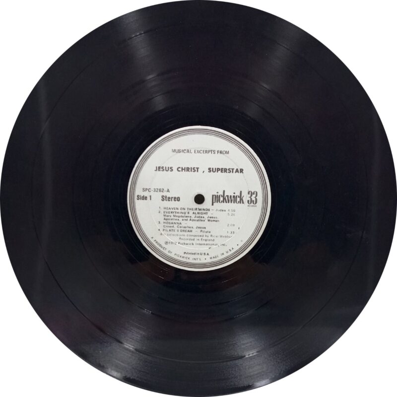 Jesus Christ Superstar - SPC 3262 - (90-95%) - English Songs LP Vinyl Record 