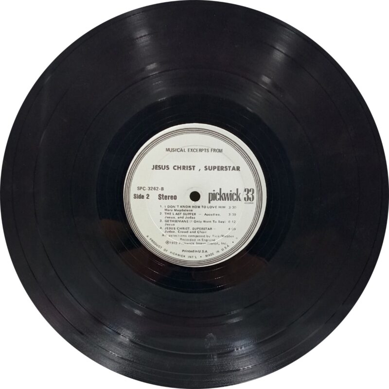 Jesus Christ Superstar - SPC 3262 - (90-95%) - English Songs LP Vinyl Record 