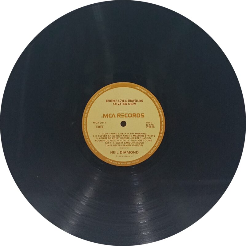 Neil Diamond - Brother Love's Travelling Salvation Show - MCA 2011 - (90-95%) - English LP Vinyl