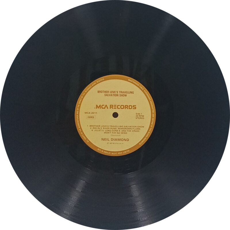 Neil Diamond - Brother Love's Travelling Salvation Show - MCA 2011 - (90-95%) - English LP Vinyl