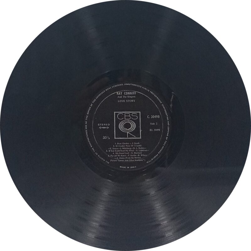 Ray Conniff - And The Singers Love Story - C30498 - (85-90%) - CR - English LP Vinyl