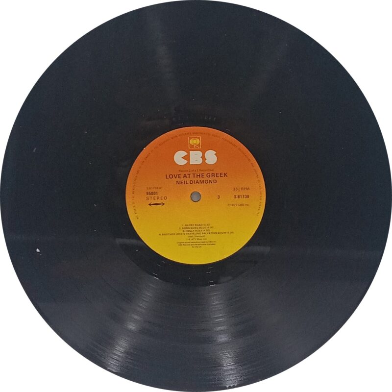 Neil Diamond - Love at the Greek - 95001- (85-90%) - English LP Vinyl - 2LP Set
