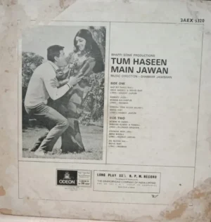 Tum Haseen Main Jawan - 3AEX 5320 - Odeon First Pressing - Bollywood Rare LP Vinyl Record