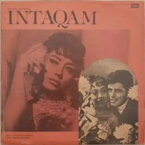 Intaqam - 3AEX 5233 - Angle First Pressing - Bollywood Rare LP Vinyl Record