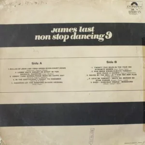James Last - Non Stop Dancing 9 - 249 354 - (85-90%) - English LP Vinyl