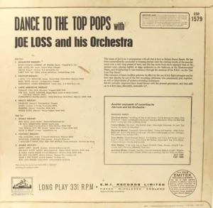 Joe Loss - Dance To The Top Pops - CSD 1579 - (90-95%) - HMV Black Label - English LP Vinyl