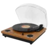 CLAW Stag Superb Plus Vinyl Record Player Turntable Brown (Wood)