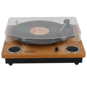 CLAW Stag Superb Plus Vinyl Record Player Turntable Brown (Wood)