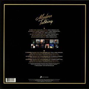 Modern Talking - Back for Gold - 88985434701 - New Release English LP vinyl