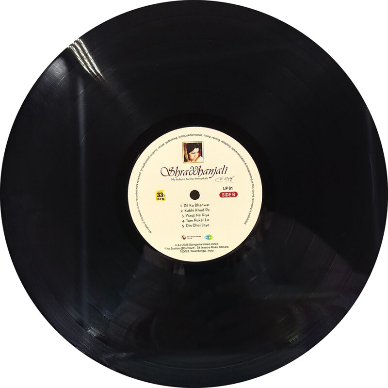 Shraddhanjali - My Tribute to the Immortals - RC0012 - New Hindi Release LP Vinyl - 2LP Set