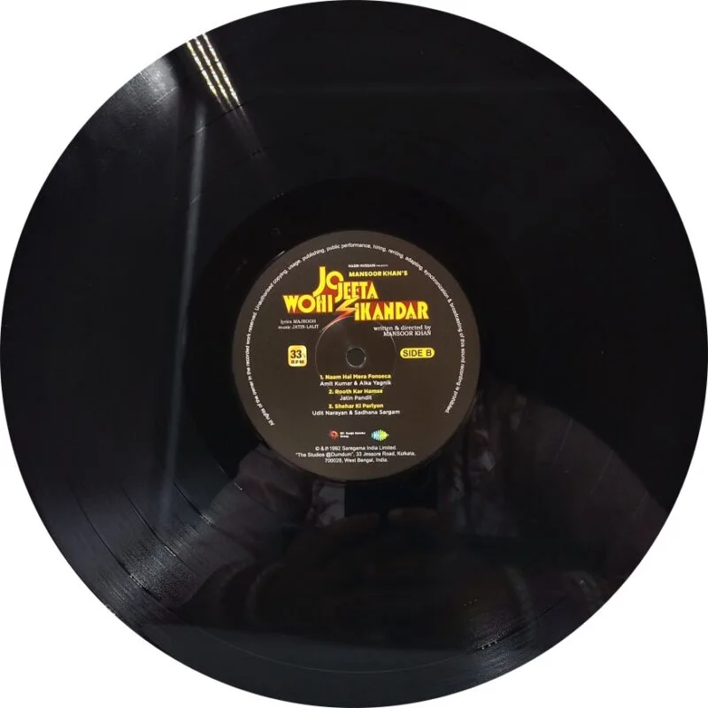 Jo Jeeta Wohi Sikandar - RC0006 - New Hindi Release LP Vinyl