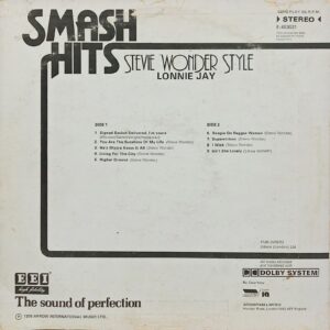Lonnie Jay - Smash Hits Stevie Wonder Style - E 453021 - (85-90%) - English LP Vinyl