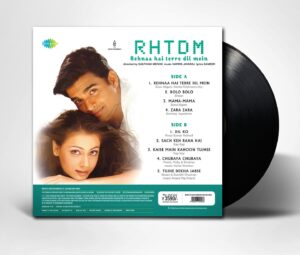 RHTDM - Rehnaa Hai Terre Dil Mein - RC0005 - New Hindi Release LP Vinyl