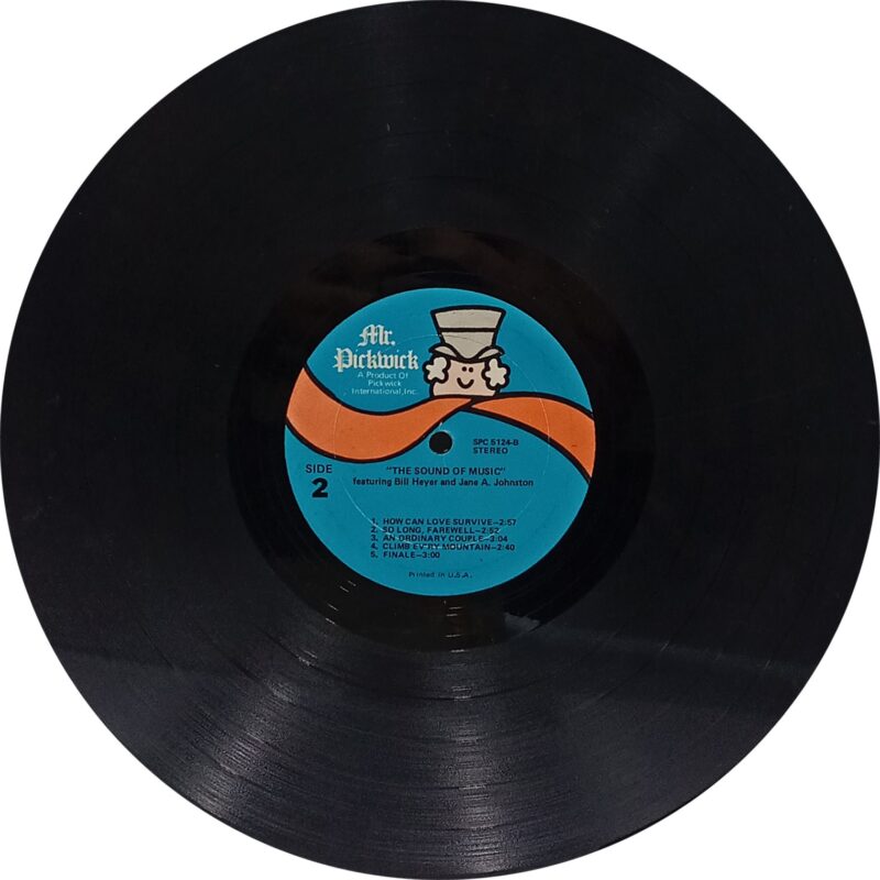 Bill Heyer/Jane A. Johnston - The Sound Of Music - SPC 5124 - (85-90%) - English LP Vinyl