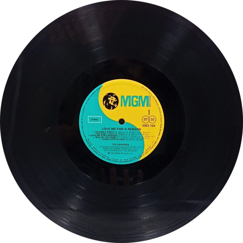 The Osmonds - Love Me For A Reason - 2353 103 - (75-80%) - English LP Vinyl