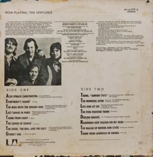 The Ventures - Now Playing - UA LA471 G - (80-85%) - English Songs LP Vinyl Record 