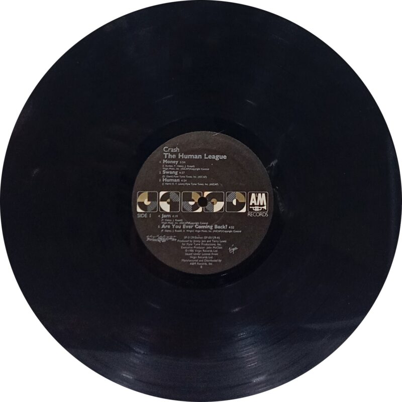 The Human League - Crash - SP 05129 - (85-90%) - CBF - English LP Vinyl