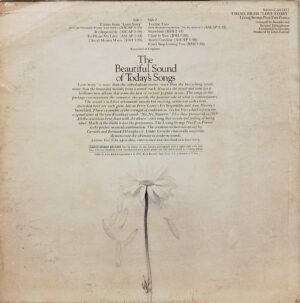 Theme From Love Story - Living Strings Plus Two Pianos - CAS 2477 - (90-95%) - English LP Vinyl