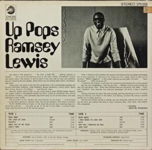 Ramsey Lewis - Up Pops Ramsey Lewis - 275 006 - (85-90%) - English LP Vinyl