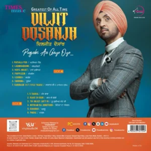 Diljit Dosanjh - Greatest of All Time Diljit Dosanjh - VS34TIMES0051 - CBF - New Release LP Vinyl