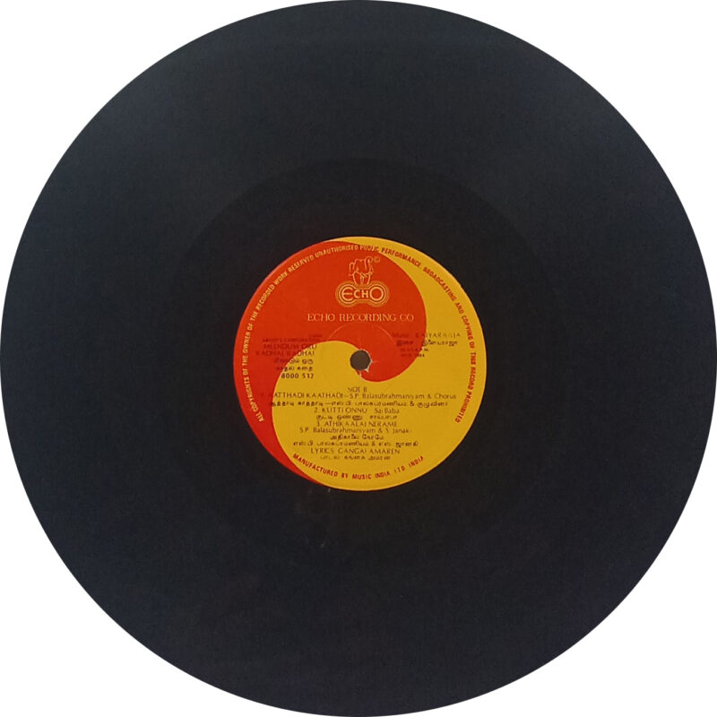 llaiyaraaja - Meendum Oru Kadhal Kadhai - 8000 512 - (80-85%) - CR - Tamil LP Vinyl Record