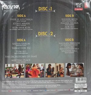 Rockstar - SFLP 07B - Picture Disc - 2LP Set - New Release Hindi LP Vinyl