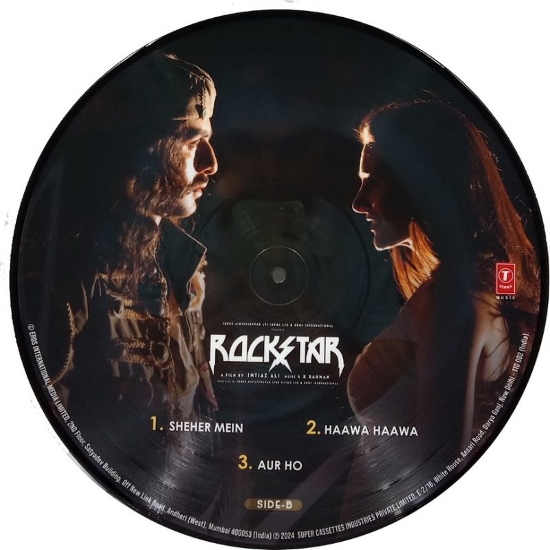 Rockstar - SFLP 07B - Picture Disc - 2LP Set - New Release Hindi LP Vinyl