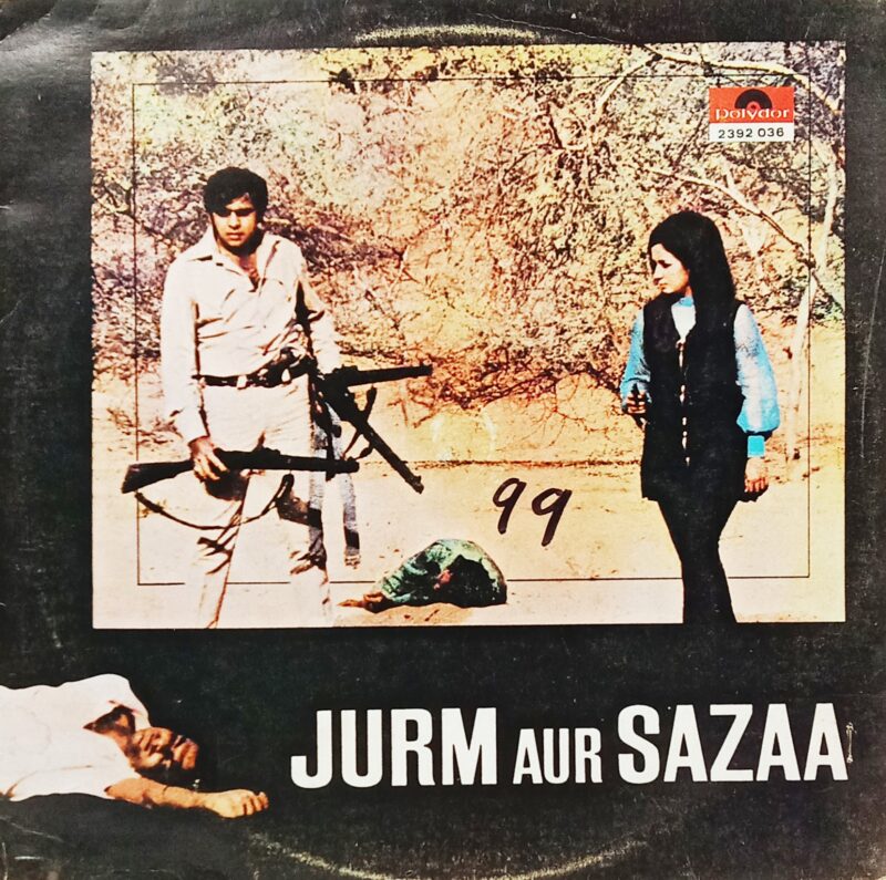 Jurm Aur Sazaa - 2392 036 - (90-95%) - Bollywood Rare LP Vinyl