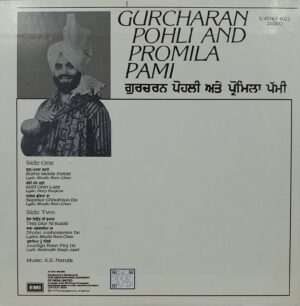 Gurcharan Pohli & Promila Pammi - S/45NLP 4022 - (90-95%) - CR - Punjabi Folk LP Vinyl