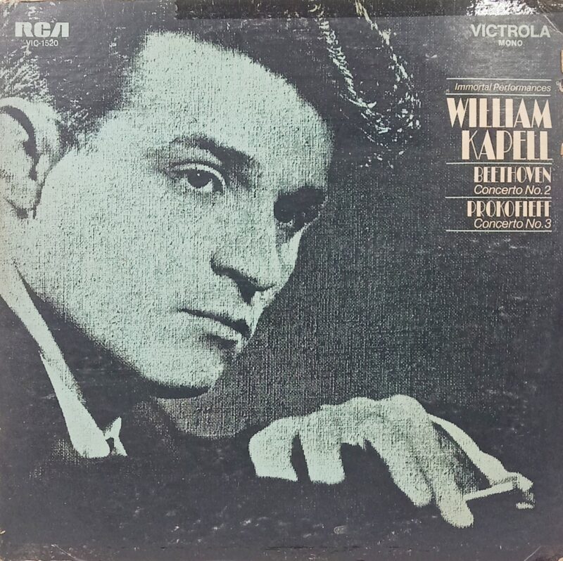 William Kapell, Beethoven, Prokofieff - VIC 1520 - (85-90%) - English Classical LP Vinyl