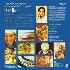 Ananda Shankar - S/45NLP 2002 - (90-95%) - CR - Indian Classical Instrumental LP Vinyl