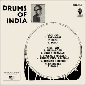 Jnan Prakash Ghosh - Drums Of India - ECSD 2362 - (85-90%) - CR - Indian Classical Instrumental LP Vinyl