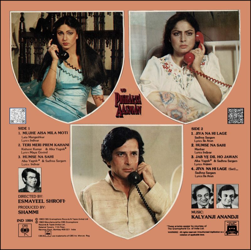 Pighalta Aasman - IND 1004 - CR - Special Deal LP Vinyl Record