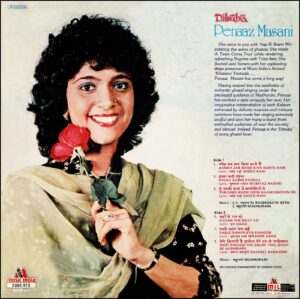 Penaaz Masani - Dilruba - 2393 912 - (90-95%) - CR - Ghazals LP Vinyl Record