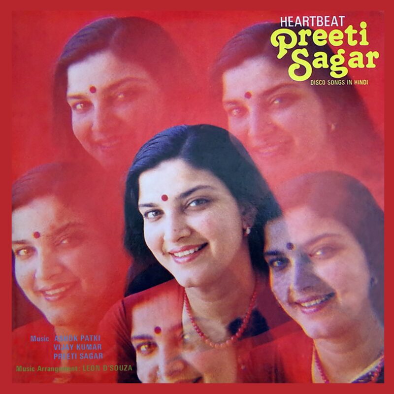 Preeti Sagar Heartbeat - ECSD 2955 - (90-95%) - CR - Private Songs LP Vinyl