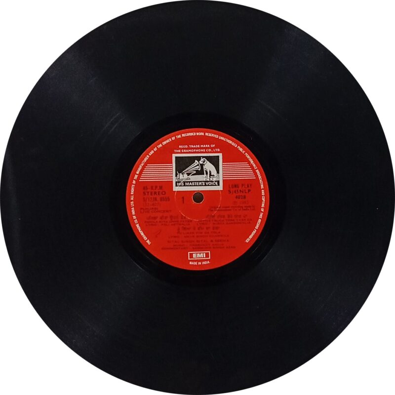 Sital Singh Sital & Seema - Live Concert of - S/45NLP 4028 - (80-85%) - Punjabi Folk LP Vinyl