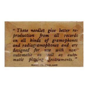 HMV Gramophone Needle Box - Pack of Ten