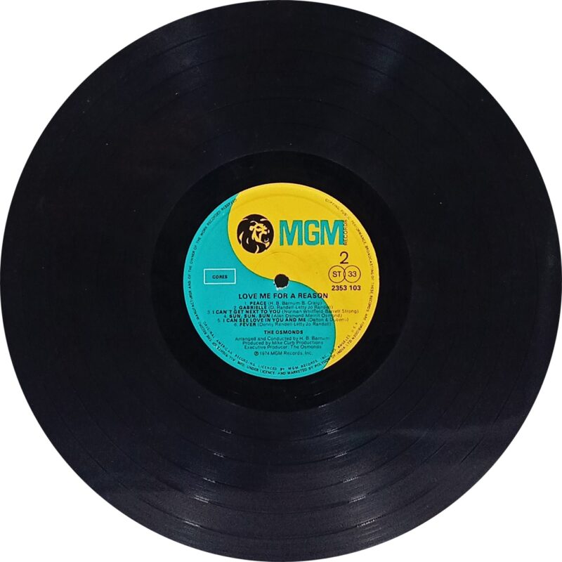 The Osmonds - Love Me For A Reason - 2353 103 - (90-95%) - CCP - English LP Vinyl
