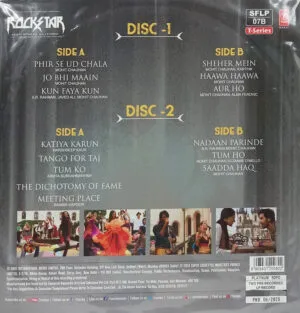 Rockstar - SFLP 07B - Picture Disc - 2LP Set - New Release Hindi LP Vinyl