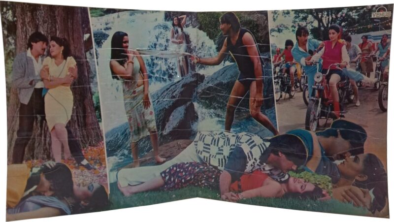 Aaj Ka Daur - VFLP 1009 - (85-90%) - Cover Book Fold - Bollywood LP Vinyl