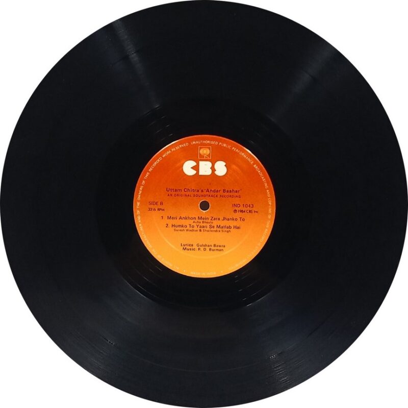 Andar Baahar - IND 1043 - (85-90%) - Bollywood LP Vinyl