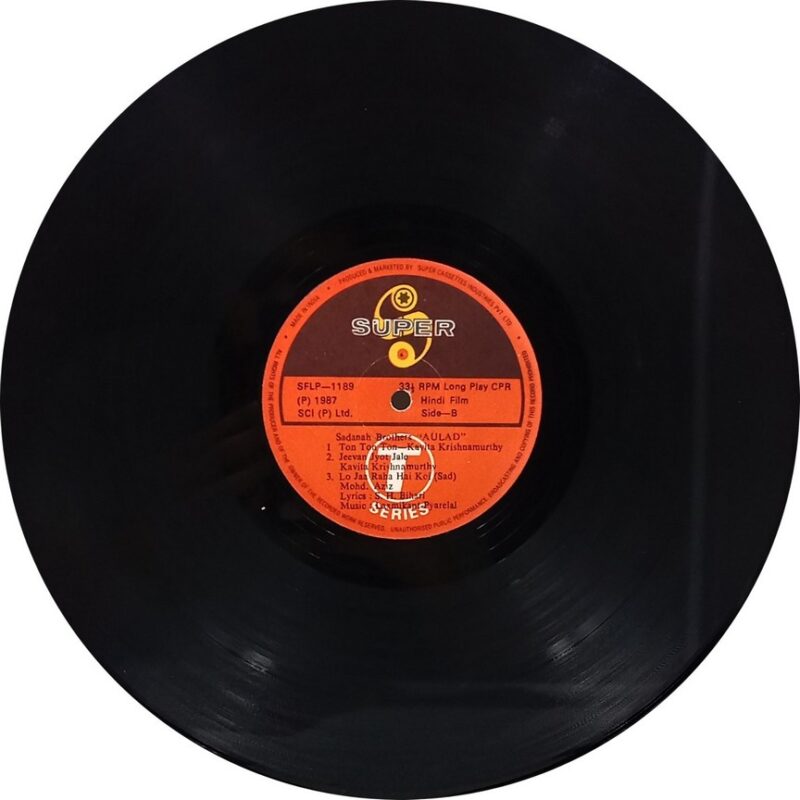 Aulad - SFLP 1189 - (75-80%) - CBF - Bollywood LP Vinyl