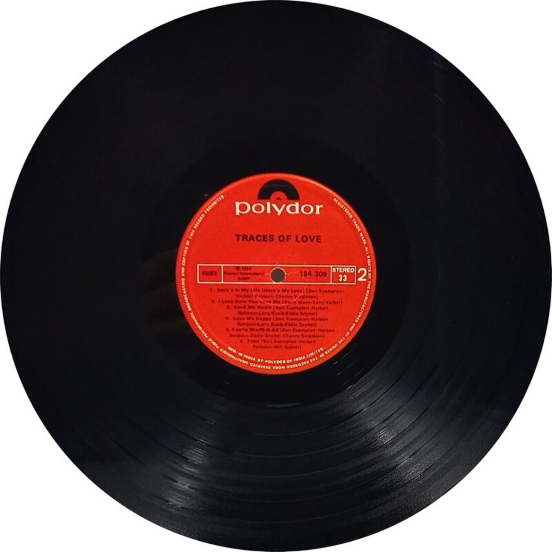 Bert Kaempfert - Traces Of Love -184 309 - (85-90%) - English Instrumental LP Vinyl